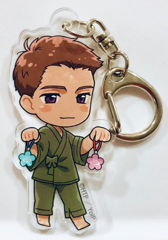 Yuri!!! on Ice - Michele Crispino - Acrylic Keychain - Keyholder - Yuri!!! on Ice × Princess Cafe Ikebukuro 1 Goukan (Princess Cafe)