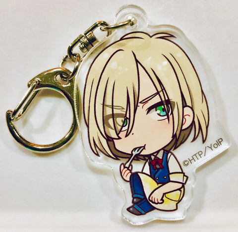 Yuri!!! on Ice - Yuri Plisetsky - Acrylic Keychain - Keyholder - Yuri!!! on Ice × Princess Cafe Ikebukuro 1 Goukan (Princess Cafe)