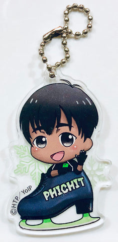 Yuri!!! on Ice - Phichit Chulanont - Acrylic Keychain - Keyholder - Mini Acrylic Keyholder - Yuri!!! on Ice Mini Acrylic Keychain (Bandai)