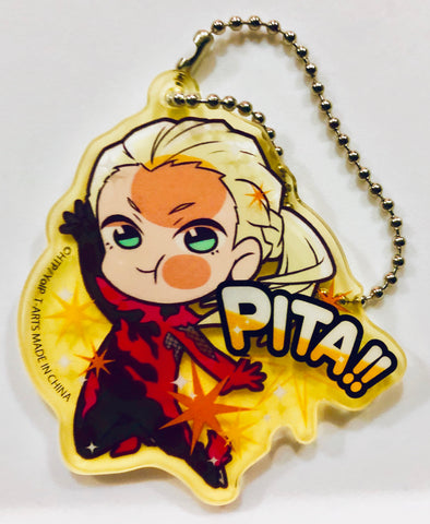 Yuri!!! on Ice - Yuri Plisetsky - Keyholder - Acrylic Keychain - Pita! Deforme - Yuri!! on Ice Pita! Deform FS Acrylic Keychain (Takara Tomy A.R.T.S)