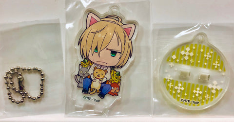 Yuri!!! on Ice - Yuri Plisetsky - Acrylic Keychain - Acrylic Stand - Keyholder - Stand Pop - Yuri!!! on Ice × Animate Cafe - GPF ver. - Secret (Animate)