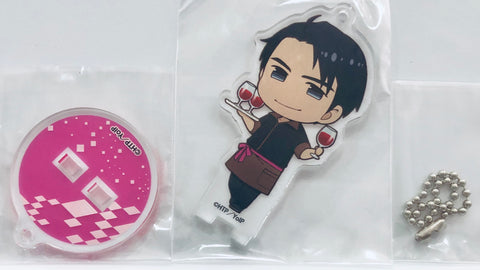 Yuri!!! on Ice - Jean-Jacques Leroy - Acrylic Keychain - Acrylic Stand - Keyholder - Stand Pop - Yuri!!! on Ice × Animate Cafe - Garuson Style ver. (Animate)