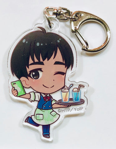 Yuri!!! on Ice - Phichit Chulanont - Acrylic Keychain - Keyholder - Yuri!!! on Ice × Princess Cafe Ikebukuro 1 Goukan (Princess Cafe)