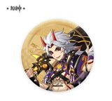 Genshin Impact - Itto - Can Badge - Inatsu Castle Theme Series (Mihoyo)