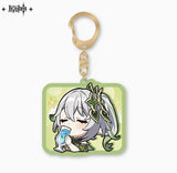Genshin Impact - Nahida - Acrylic Keychain - Keyholder - Emoticon Series Nahida Wanderer in Sumeru City Ver. - Q Version (Mihoyo)