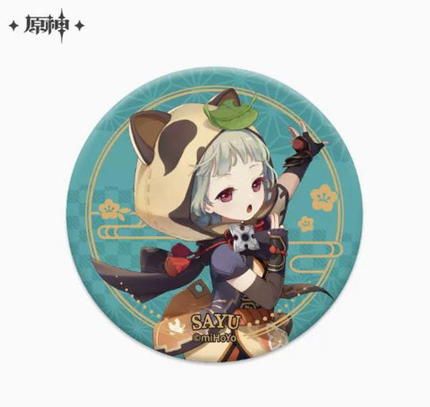 Genshin Impact - Sayu - Can Badge - Inatsu Castle Theme Series (Mihoyo)