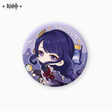 Genshin Impact - Shogun - Can Badge - Qintian Yixia Series Series - Character Q Version Badge (Mihoyo)