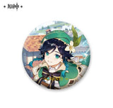 Genshin Impact - Venti - Can Badge - Genshin Theme Series Character Badge - Genshin Around Genshin (Mihoyo)