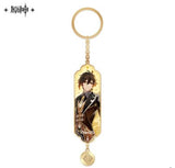 Genshin Impact - Zhongli - Metal Keychain - Keyholder - Character Standing Painting Series (Mihoyo)